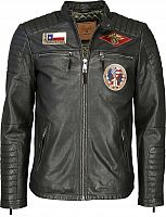 Top Gun Beef, leather jacket