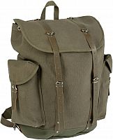 Mil-Tec BW Mountain, backpack w. leather straps