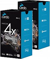 Cardo Freecom 4x, communication system twin set - motoin.de