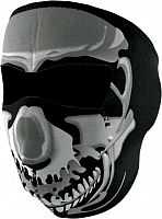 Zan Headgear Chrome Skull, máscara facial