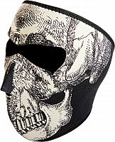 Zan Headgear Skull Glow, maschera per il viso