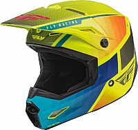 Fly Racing Kinetic Drift, crianças com capacete cruzado