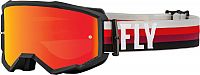 Fly Racing Zone Stripes, goggles mirrored