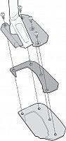 Givi Ducati Multistrada 950/1260, extensão de suporte lateral