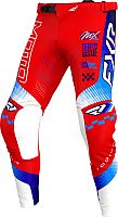 FXR Podium Gladiator MX Red, stoffen broek