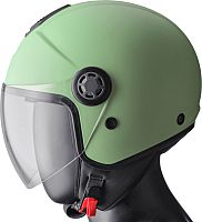 GMS-Moto Gelato Pistachio, casque ouvert
