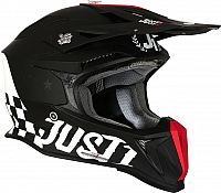 Just1 J18-F Oldschool, capacete cruzado