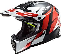 LS2 MX437 Fast Evo Strike, cross helmet