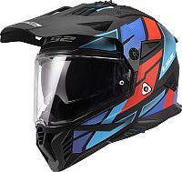 LS2 MX702 Pioneer II Block, casco de aventura