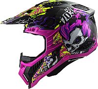 LS2 MX703 C X-Force Fireskull, motocross helmet