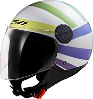 LS2 OF558 Sphere Lux II Swirl, capacete a jato