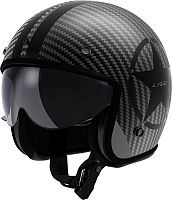 LS2 OF601 Bob II Carbon Star, open face helmet
