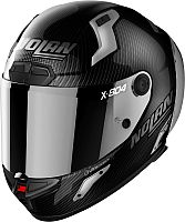 Nolan X-804 RS Ultra Carbon Silver Edition, встроенный шлем
