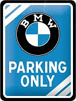 Nostalgic Art BMW - Parking Only Blue, segno di latta