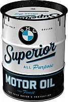Nostalgic Art BMW - Superior Motor Oil, caisse d'épargne