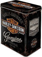 Nostalgic Art Harley-Davidson Genuine Logo, caixa de lata L