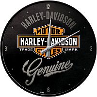 Nostalgic Art Harley-Davidson Genuine, wandklok