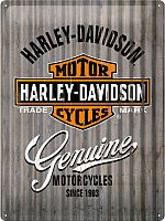 Nostalgic Art Harley-Davidson - Metal Wall, sinal de lata