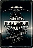 Nostalgic Art Harley-Davidson - Things, carte postale métallique