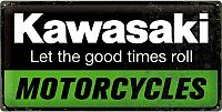 Nostalgic Art Kawasaki - Motorcycles, sinal de lata