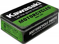 Nostalgic Art Kawasaki - Motorcycles, caixa de lata plana