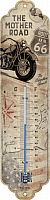 Nostalgic Art Route 66 Bike Map, Thermometer