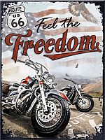 Nostalgic Art Route 66 Freedom, aimant