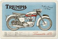 Nostalgic Art Triumph - Bonneville, panneau métallique
