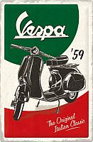 Nostalgic Art Vespa - The Italian Classic, sinal de lata