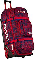 Ogio RIG 9800 S25 Chaos Red, sac de transport à roulettes