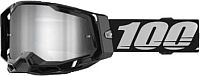100 Percent Racecraft 2 Black, veiligheidsbril gespiegeld