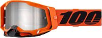 100 Percent Racecraft 2 Neon Orange, goggles mirrored