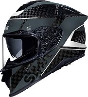 SMK Titan Carbon Nero, integral helmet