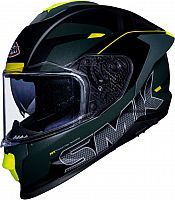 Casco Moto Smk 5 En 1 Hybrid Evo Classic C/ Pinlock Color Gris Diseño Solid  Tamaño