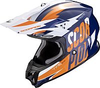 Scorpion VX-16 Evo Air Slanter, motocross helmet