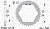 Afam Ducati PCD4 42-Teeth 51804-42, pignone posteriore in allumi