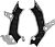 Acerbis 0026096 Kawasaki/Bimota, Protection de cadre X-Grip