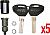 Givi SL105, Schlösser-Satz
