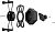 Ram Mounts X-Grip L/Vibe Safe/B Ball, soporte para teléfono