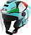 KYT D-City Colorful Leopard Replica Tricolore, open face helmet