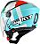 KYT D-City Colorful Leopard Replica Tricolore, open face helmet