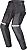 LS2 X-Master, textile pants waterproof