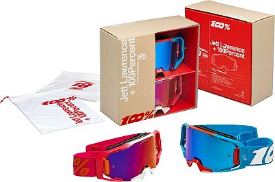100 Percent ARmatic Jett Lawrence, set goggles mirrored