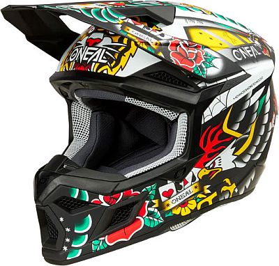ONeal 3SRS Inked, capacete de motocross para crianças