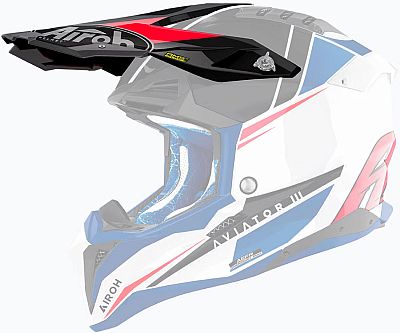 Airoh Aviator 3 Push, peak - motoin.de