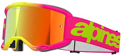 Alpinestars Vision 5 Wordmark, goggles mirrored