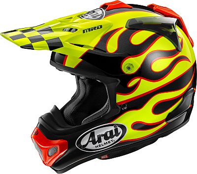 Arai MX-V EVO Flame, casque de motocross