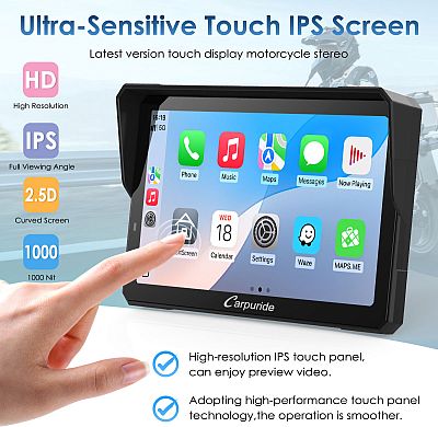 Carpuride W702S Pro, écran intelligent (6/17)