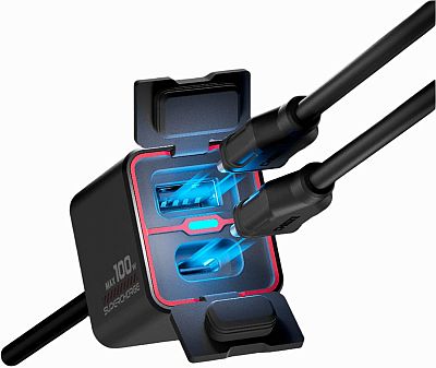 Chigee TR100 2-way, cargador rápido