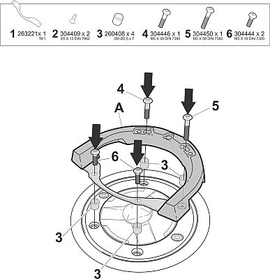 Shad Click System, mount (63/194)